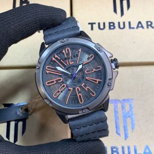 Tubular Men’s Luxury Black Sports Watch – Stylish Analog Wrist Watch